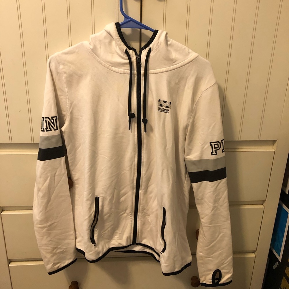 White Pink track jacket